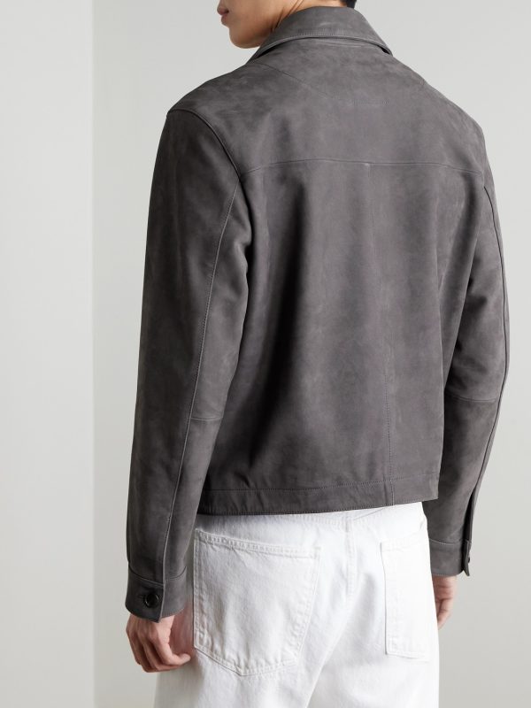 Suede Overshirt - BK Suede Overshirt - BK