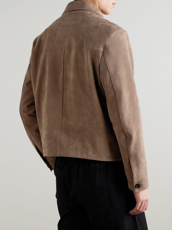 Suede Overshirt - BK Suede Overshirt - BK