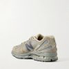 + Stone Island 1890 Suede-Trimmed Mesh Sneakers - BK