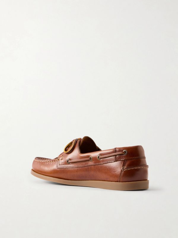 Islet Leather Boat Shoes - BK Islet Leather Boat Shoes - BK