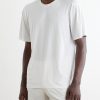 Mesh-Trimmed Jersey Tennis Shirt - FR