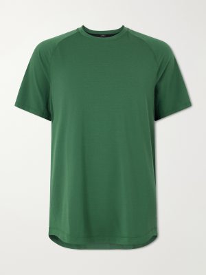 License to Train Striped Stretch Recycled-Jersey T-Shirt License to Train Striped Stretch Recycled-Jersey T-Shirt