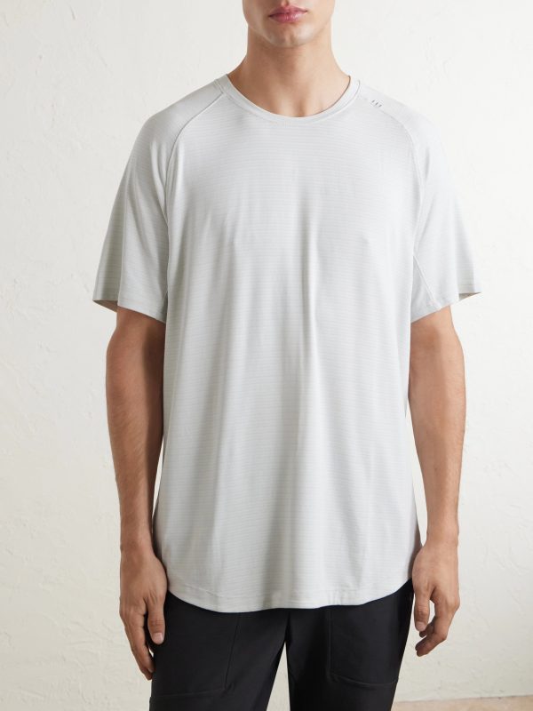 License to Train Striped Stretch Recycled-Jersey T-Shirt - FR License to Train Striped Stretch Recycled-Jersey T-Shirt - FR