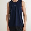 Logo-Print Mesh Running Top - FR