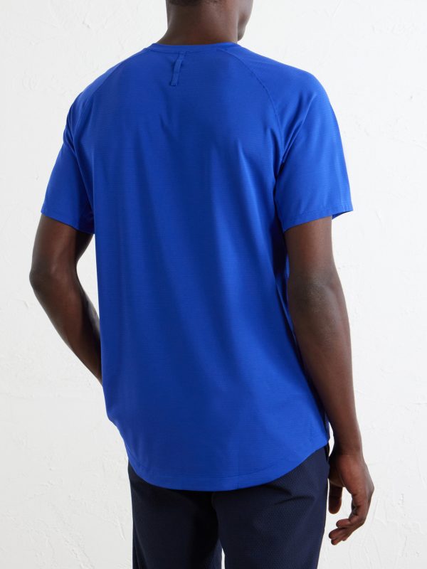 License to Train Striped Stretch Recycled-Jersey T-Shirt - BK