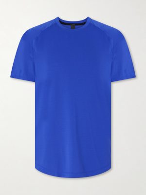 License to Train Striped Stretch Recycled-Jersey T-Shirt License to Train Striped Stretch Recycled-Jersey T-Shirt