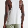 Logo-Print Mesh Running Top - BK