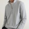 Slim-Fit Stretch Recycled-Jersey Half-Zip Top - CU Slim-Fit Stretch Recycled-Jersey Half-Zip Top - CU
