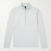 Slim-Fit Stretch Recycled-Jersey Half-Zip Top Slim-Fit Stretch Recycled-Jersey Half-Zip Top