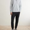 Slim-Fit Stretch Recycled-Jersey Half-Zip Top - OU Slim-Fit Stretch Recycled-Jersey Half-Zip Top - OU