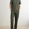 Straight-Leg Recycled-Jersey Sweatpants - OU Straight-Leg Recycled-Jersey Sweatpants - OU