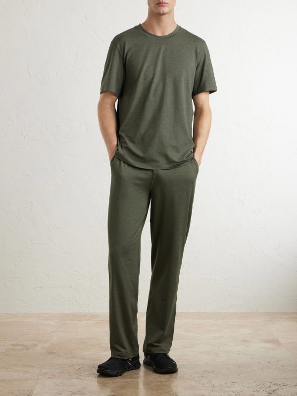 Straight-Leg Recycled-Jersey Sweatpants - OU Straight-Leg Recycled-Jersey Sweatpants - OU