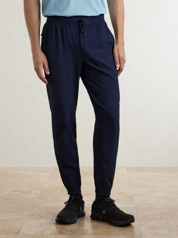 Licence to Train Tapered Stretch Recycled Waffle-Knit Joggers - FR