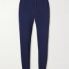 Licence to Train Tapered Stretch Recycled Waffle-Knit Joggers