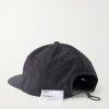 Flitesilk Logo-Embroidered Shell Running Cap - BK