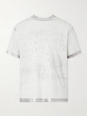 Logo-Print Distressed MothTech™ Cotton-Jersey T-Shirt Logo-Print Distressed MothTech™ Cotton-Jersey T-Shirt