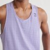 Embellished Logo-Appliquéd Space-O™ Mesh Tank Top - CU