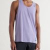 Embellished Logo-Appliquéd Space-O™ Mesh Tank Top - FR