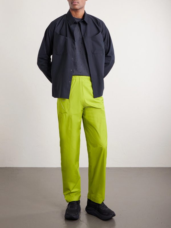 Straight-Leg Pertex® 3L Rain Logo-Appliquéd Recycled-Ripstop Trousers - OU Straight-Leg Pertex® 3L Rain Logo-Appliquéd Recycled-Ripstop Trousers - OU