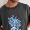 Logo-Print Distressed MothTech™ Cotton-Jersey T-Shirt - CU