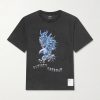 Logo-Print Distressed MothTech™ Cotton-Jersey T-Shirt