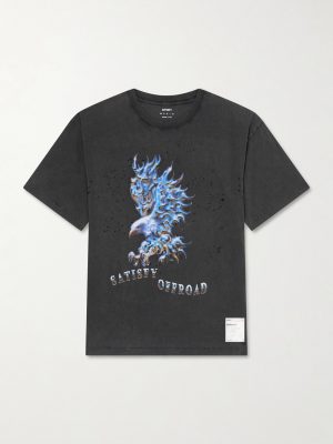 Logo-Print Distressed MothTech™ Cotton-Jersey T-Shirt Logo-Print Distressed MothTech™ Cotton-Jersey T-Shirt