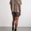 Embellished Logo-Appliquéd Space-O™ Mesh T-shirt - BK Embellished Logo-Appliquéd Space-O™ Mesh T-shirt - BK