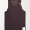 Embellished Logo-Appliquéd Space-O™ Mesh Tank Top