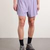 Straight-Leg Logo-Appliquéd 5" Space‑O™ Shorts - FR Straight-Leg Logo-Appliquéd 5" Space‑O™ Shorts - FR