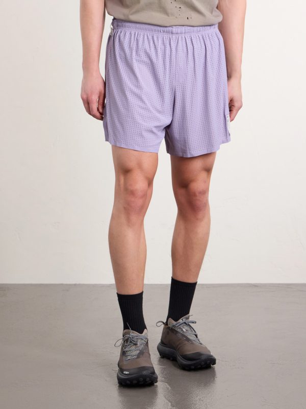 Straight-Leg Logo-Appliquéd 5" Space‑O™ Shorts - FR Straight-Leg Logo-Appliquéd 5" Space‑O™ Shorts - FR