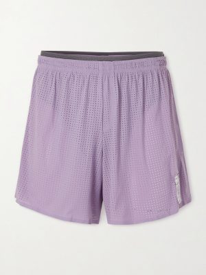 Straight-Leg Logo-Appliquéd 5" Space‑O™ Shorts Straight-Leg Logo-Appliquéd 5" Space‑O™ Shorts