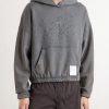 Logo-Print Distressed Cotton-Jersey Hoodie - FR Logo-Print Distressed Cotton-Jersey Hoodie - FR
