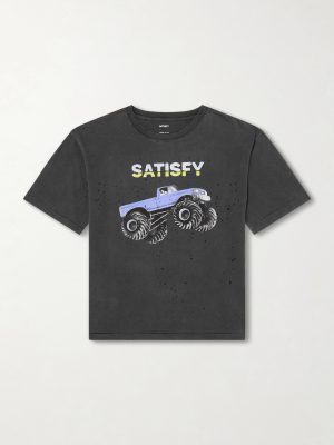Logo-Print Distressed MothTech™ Cotton-Jersey T-Shirt Logo-Print Distressed MothTech™ Cotton-Jersey T-Shirt