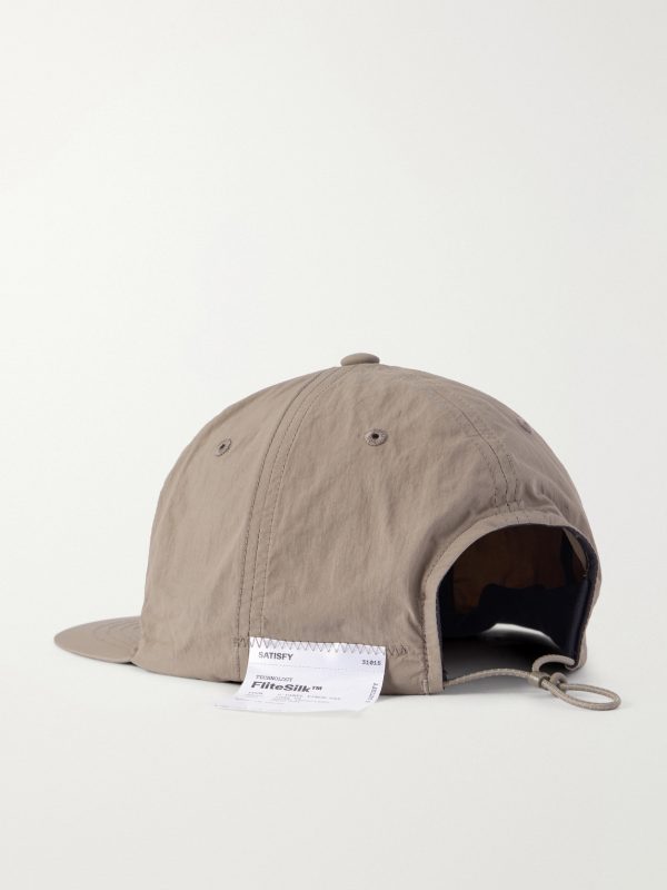 Flitesilk Logo-Embroidered Shell Running Cap - BK Flitesilk Logo-Embroidered Shell Running Cap - BK