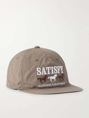 Flitesilk Logo-Embroidered Shell Running Cap