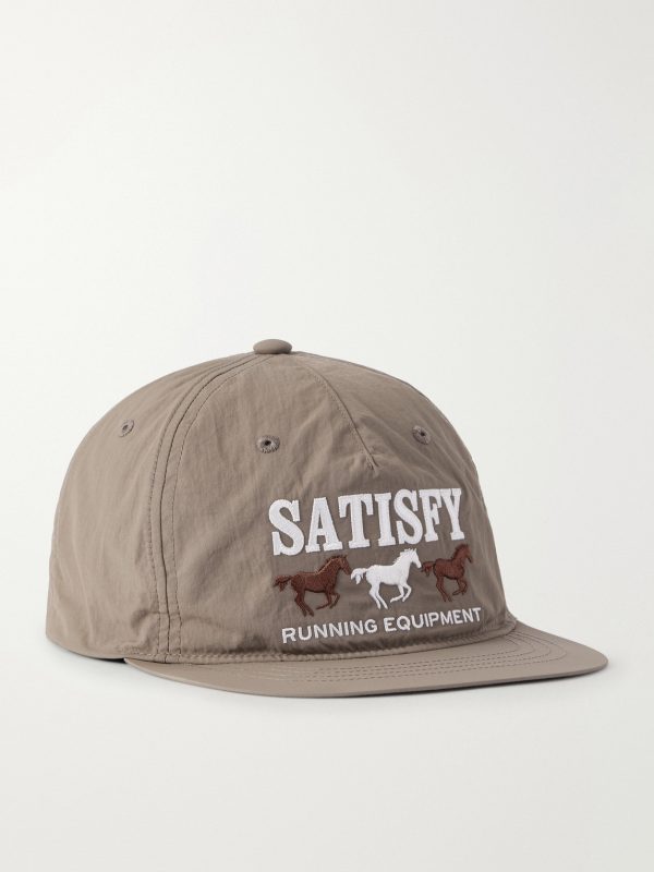 Flitesilk Logo-Embroidered Shell Running Cap Flitesilk Logo-Embroidered Shell Running Cap