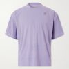 Embellished Logo-Appliquéd Space-O™ Mesh T-shirt Embellished Logo-Appliquéd Space-O™ Mesh T-shirt