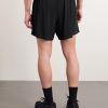 Straight-Leg Logo-Appliquéd 5" Space‑O™ Shorts - BK Straight-Leg Logo-Appliquéd 5" Space‑O™ Shorts - BK