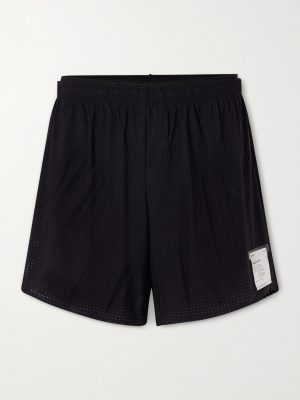 Straight-Leg Logo-Appliquéd 5" Space‑O™ Shorts Straight-Leg Logo-Appliquéd 5" Space‑O™ Shorts
