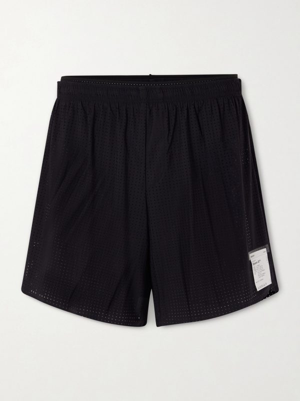 Straight-Leg Logo-Appliquéd 5" Space‑O™ Shorts Straight-Leg Logo-Appliquéd 5" Space‑O™ Shorts