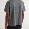 Logo-Print Distressed MothTech™ Cotton-Jersey T-Shirt - BK