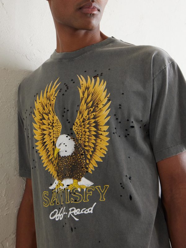 Logo-Print Distressed MothTech™ Cotton-Jersey T-Shirt - CU