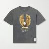 Logo-Print Distressed MothTech™ Cotton-Jersey T-Shirt