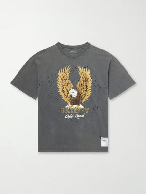 Logo-Print Distressed MothTech™ Cotton-Jersey T-Shirt Logo-Print Distressed MothTech™ Cotton-Jersey T-Shirt