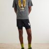 Logo-Print Distressed MothTech™ Cotton-Jersey T-Shirt - OU