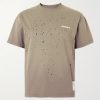 Logo-Print Distressed MothTech™ Organic Cotton-Jersey T-Shirt