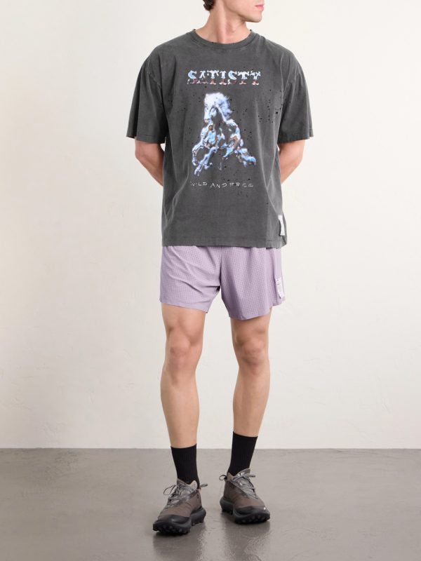 Logo-Print Distressed MothTech™ Organic Cotton-Jersey T-Shirt - OU