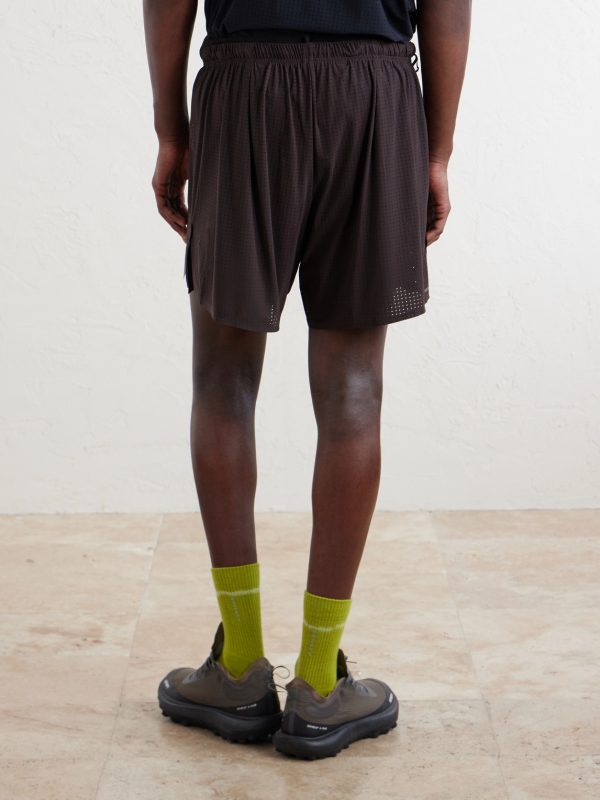 Straight-Leg Logo-Appliquéd 5" Space‑O™ Shorts - BK Straight-Leg Logo-Appliquéd 5" Space‑O™ Shorts - BK