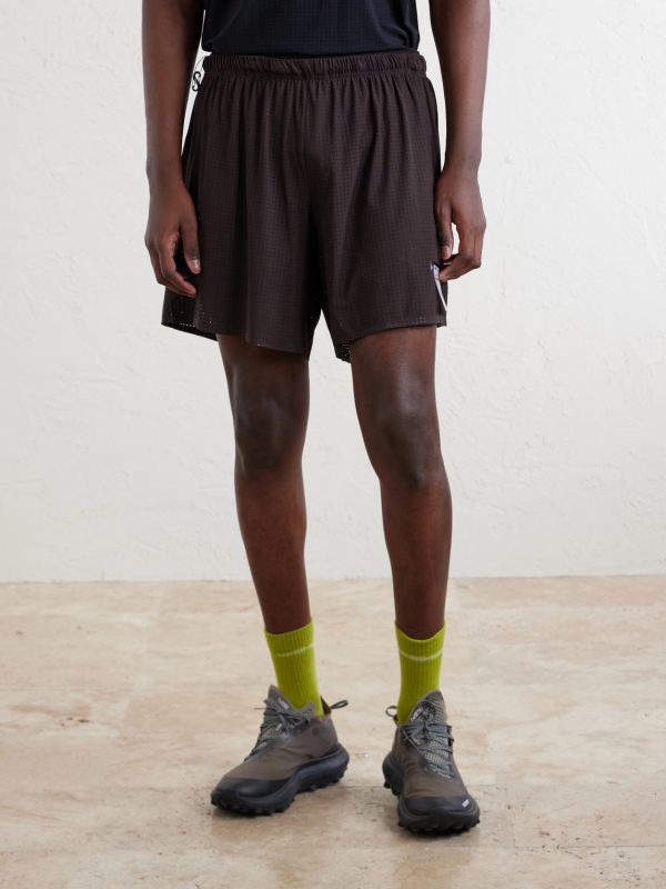 Straight-Leg Logo-Appliquéd 5" Space‑O™ Shorts - FR Straight-Leg Logo-Appliquéd 5" Space‑O™ Shorts - FR