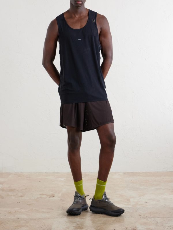 Straight-Leg Logo-Appliquéd 5" Space‑O™ Shorts - OU Straight-Leg Logo-Appliquéd 5" Space‑O™ Shorts - OU